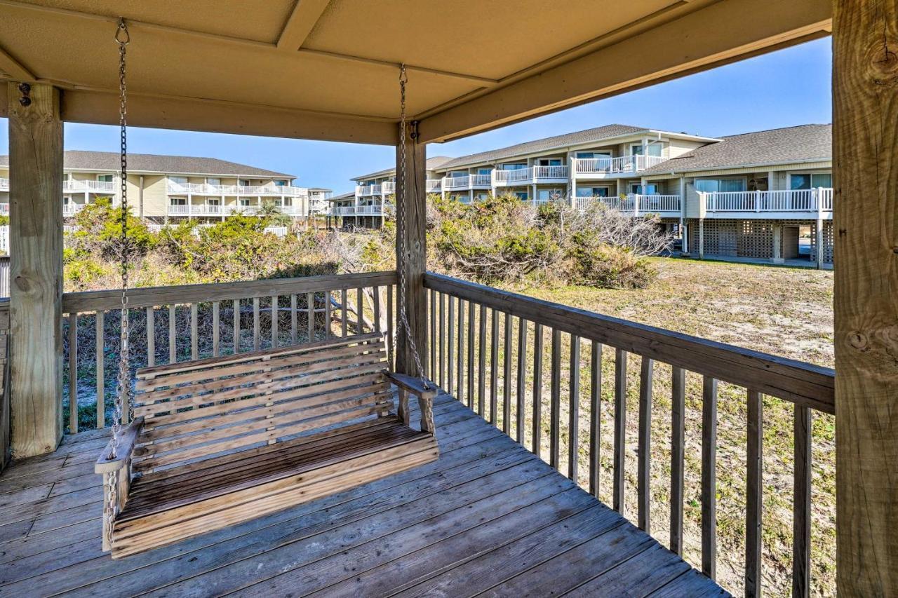 Oak Island Beachfront Condo With Community Pool Exterior foto